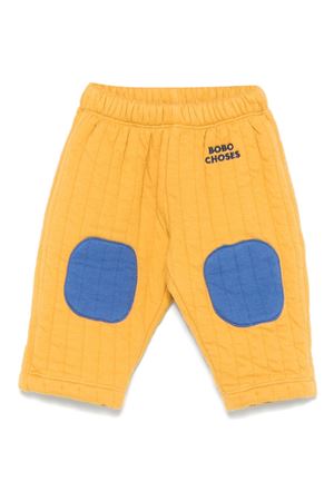 pantalone in cotone giallo BOBO CHOSES KIDS | B224AB067.